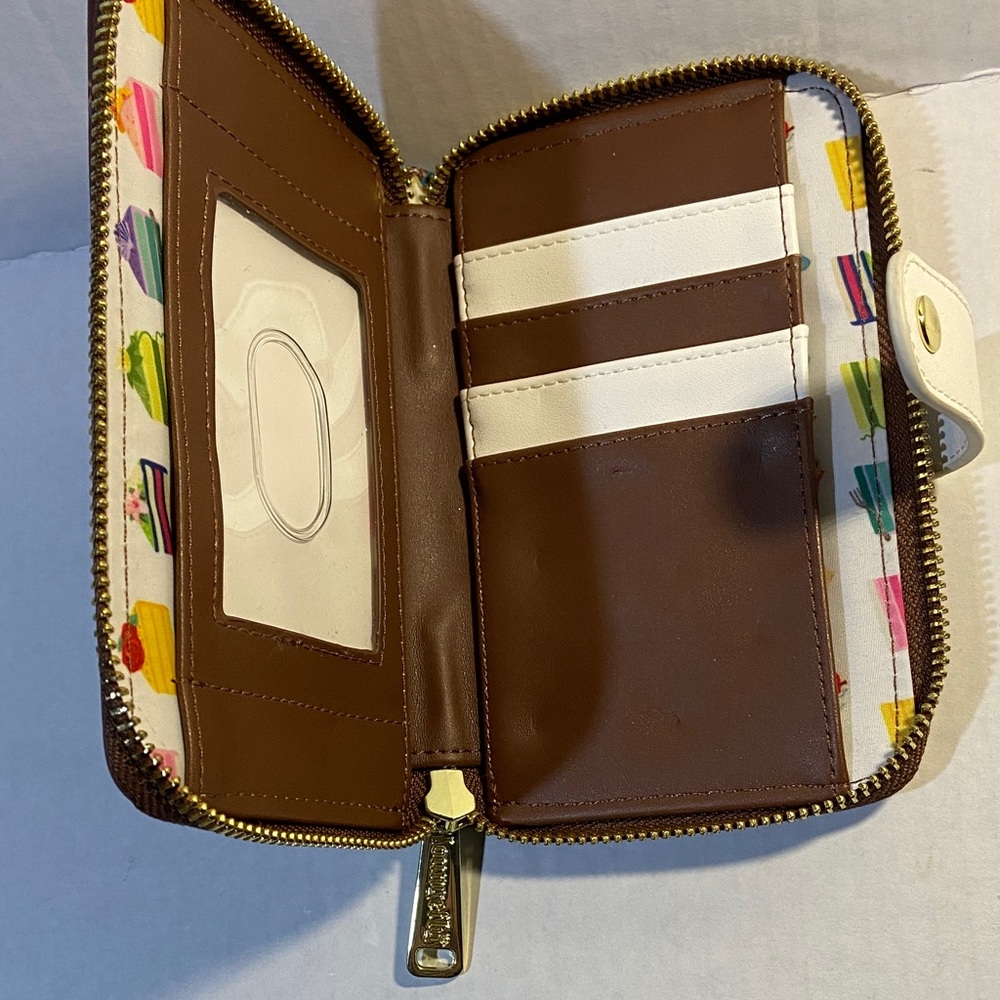 Loungefly Disney Brown and Multicolor Cake Wallet - Picture 5 of 8